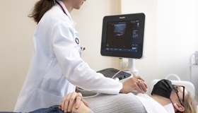 Thyroid ultrasound examination